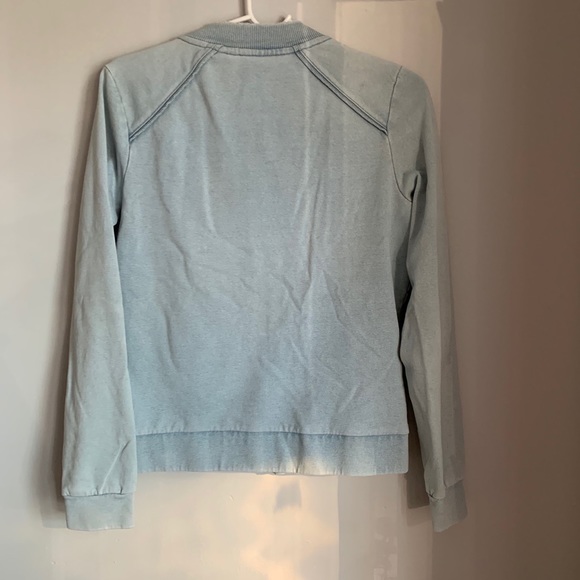 Armani Exchange Light blue vintage bomber jacket - Picture 2 of 2